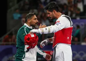 پسر قهرمان المپیک هم تکواندوکار می شود!