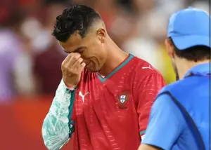 بغض رونالدو پس از صعود پرتغال شکست