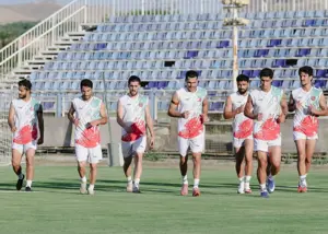 دو ستاره کلیدی در تمرینات تراکتور (عکس)