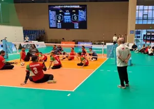 پیروزی تیم ملی والیبال نشسته ایران برابر آمریکا