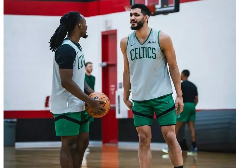بسکتبالیست ایرانی در جمع غول‌های NBA (عکس)