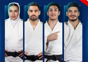 جودوی ایران در کاپ آسیا دو مداله شد