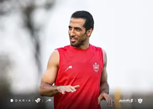 سانتیاگو و نیزه‌ماهی در تمرین پرسپولیس!