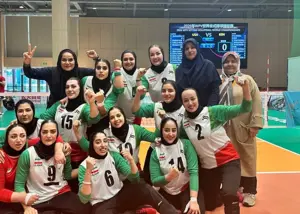 صعود زنان والیبال نشسته به 8 تیم برتر دنیا