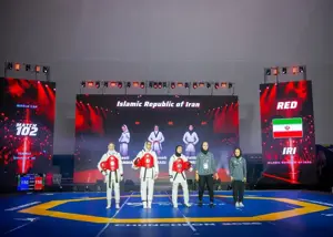 زنان تکواندوی ایران روی سکوی سوم دنیا