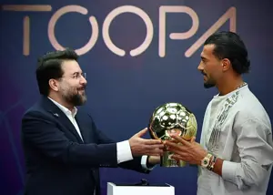توپ طلا به رامین رضاییان رسید