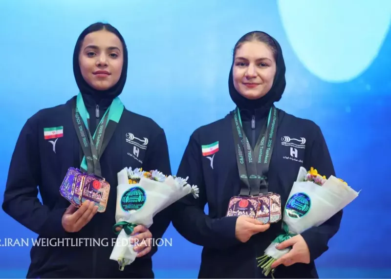 یک نقره و 6 برنز برای دختران وزنه برداری ایران