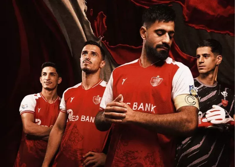 شیر و خلیج فارس، رونمایی از پیراهن پرسپولیس!
