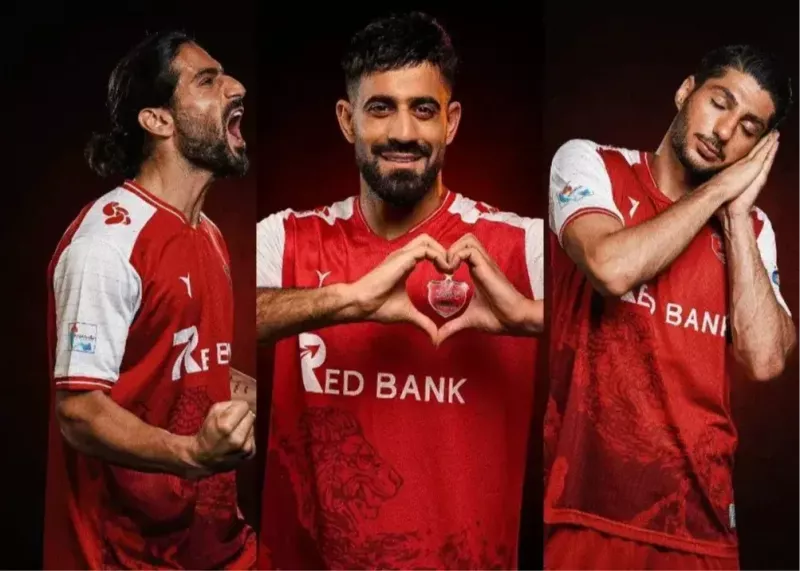 شیر و خلیج فارس، رونمایی از پیراهن پرسپولیس!