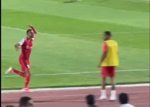خوشحالترین پرسپولیسی در قزوین، ابوالفضل جلالی!