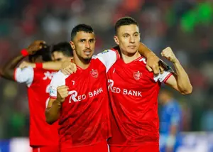 لبخند ملیح زوج حمله پرسپولیس برابر تراکتور! (عکس)