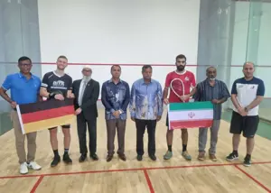 عبور اسکواش باز ایرانی از سد حریف آلمانی