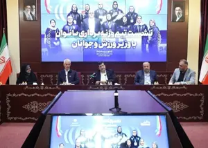 دیدار بانوان مدال‌آور وزنه‌برداری با وزیر ورزش