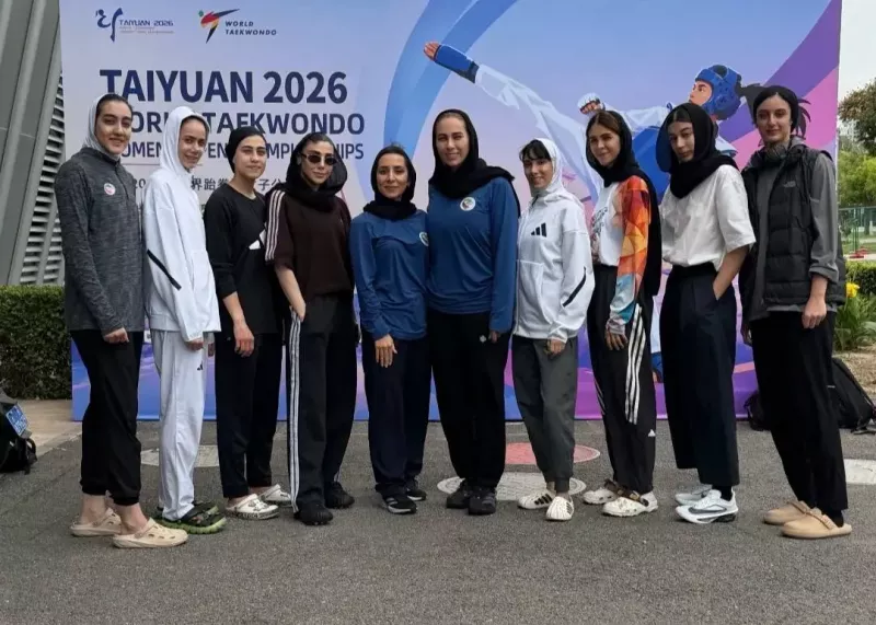 دختران تکواندوی ایران وارد می شوند