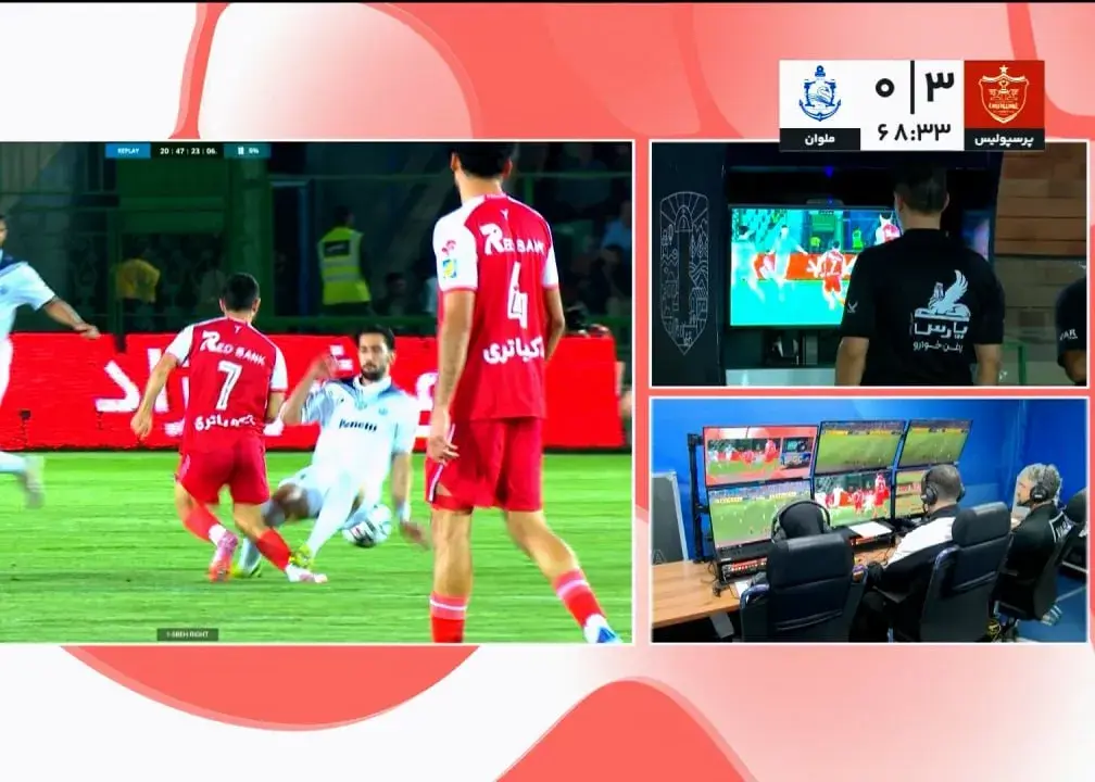 کارشناسی دو صحنه جنجالی پرسپولیس - ملوان