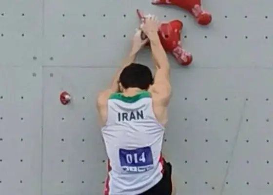 صعود علیپور به فینال چالش جهانی سنگ‌نوردی شانگهای