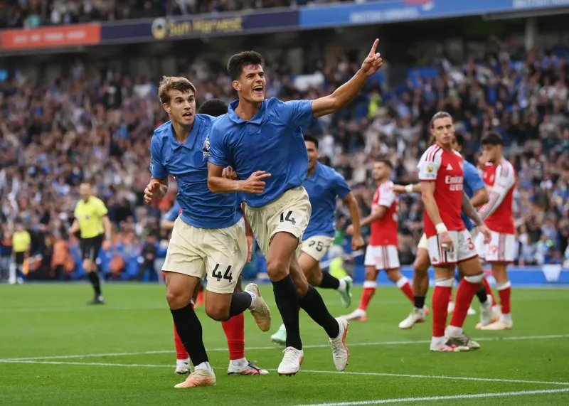 برایتون با تریلی از روی آرسنال رد شد: 3-0 باورنکردنی!