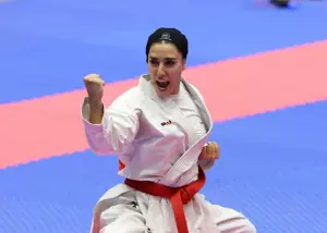 دختر کاراتهکا در نزدیکی مدال متوقف شد!