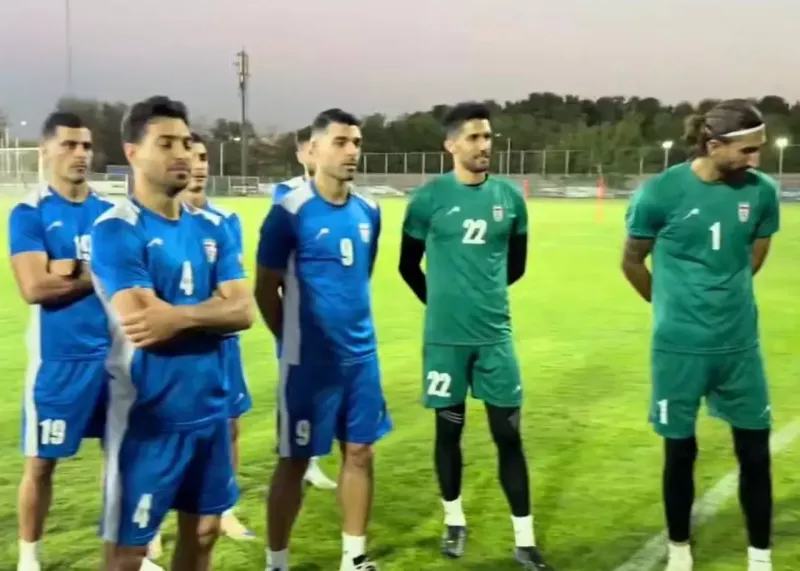طارمی، آزمون و قربانی در تمرین ایران (عکس)