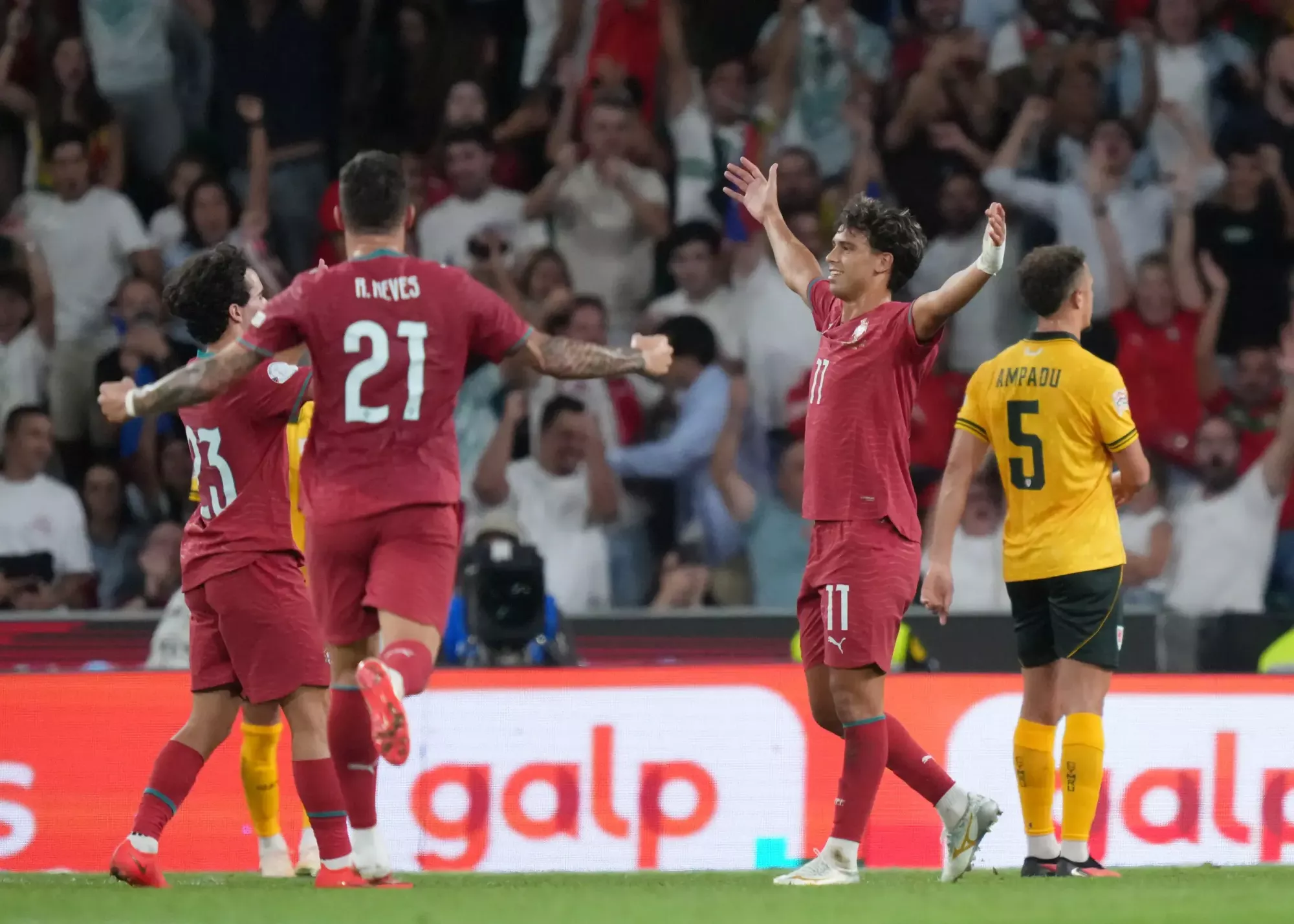 پرتغال 1-0 ولز | حسرت گلزنی سی آر سون