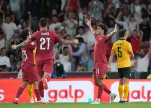 پرتغال 1-0 ولز | حسرت گلزنی سی آر سون