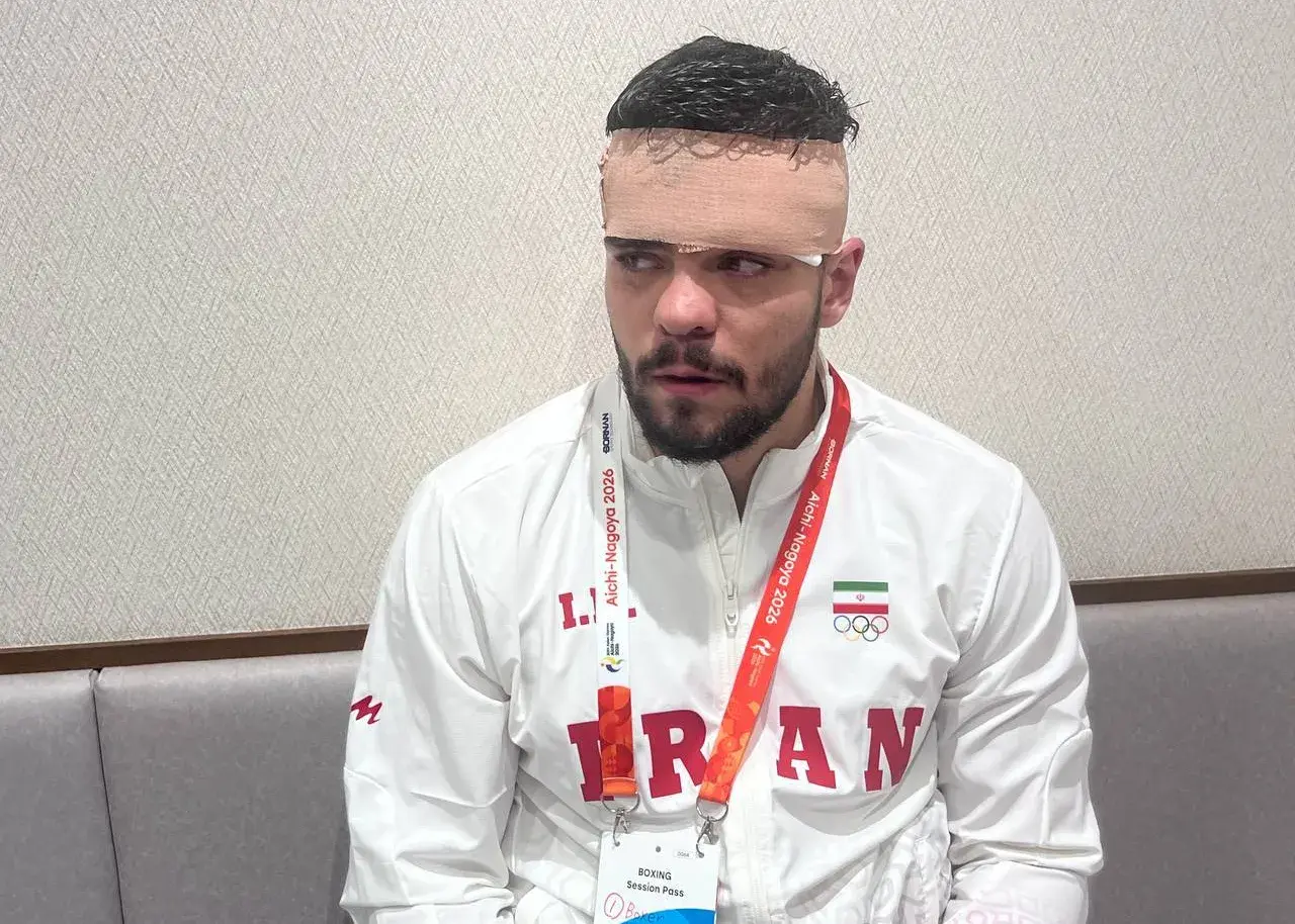 بوکسور ایرانی بعد از برنز آسیا بخیه خورد!