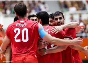 فرشته نجات تیم ملی والیبال از نیمکت وارد شد 