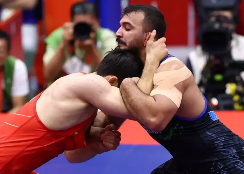 مهدی بالی ضربه فنی کرد و برنزی شد