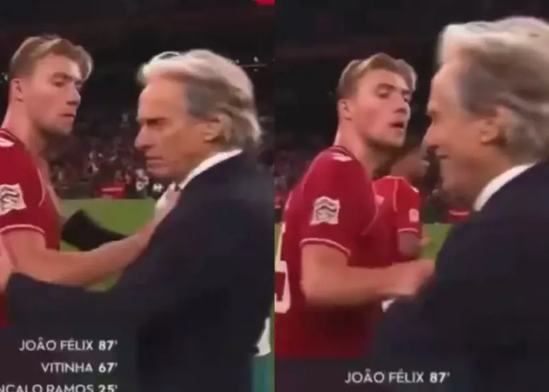 هویلوند با هل دادن ژسوس انتقام رونالدو را گرفت!