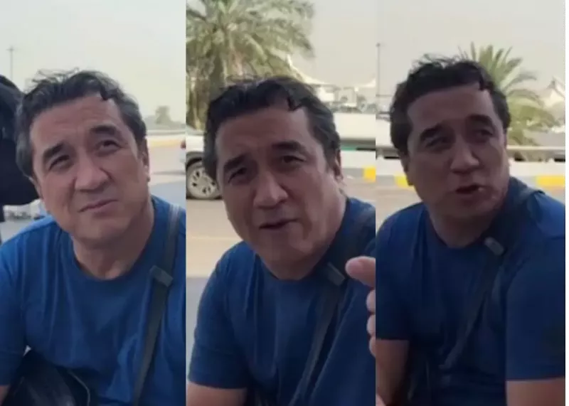 آوارگی باورنکردنی تراکتور در جاده بغداد!