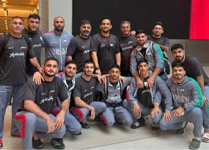تیم ملی کشتی آزاد امید وارد لسآنجلس شد