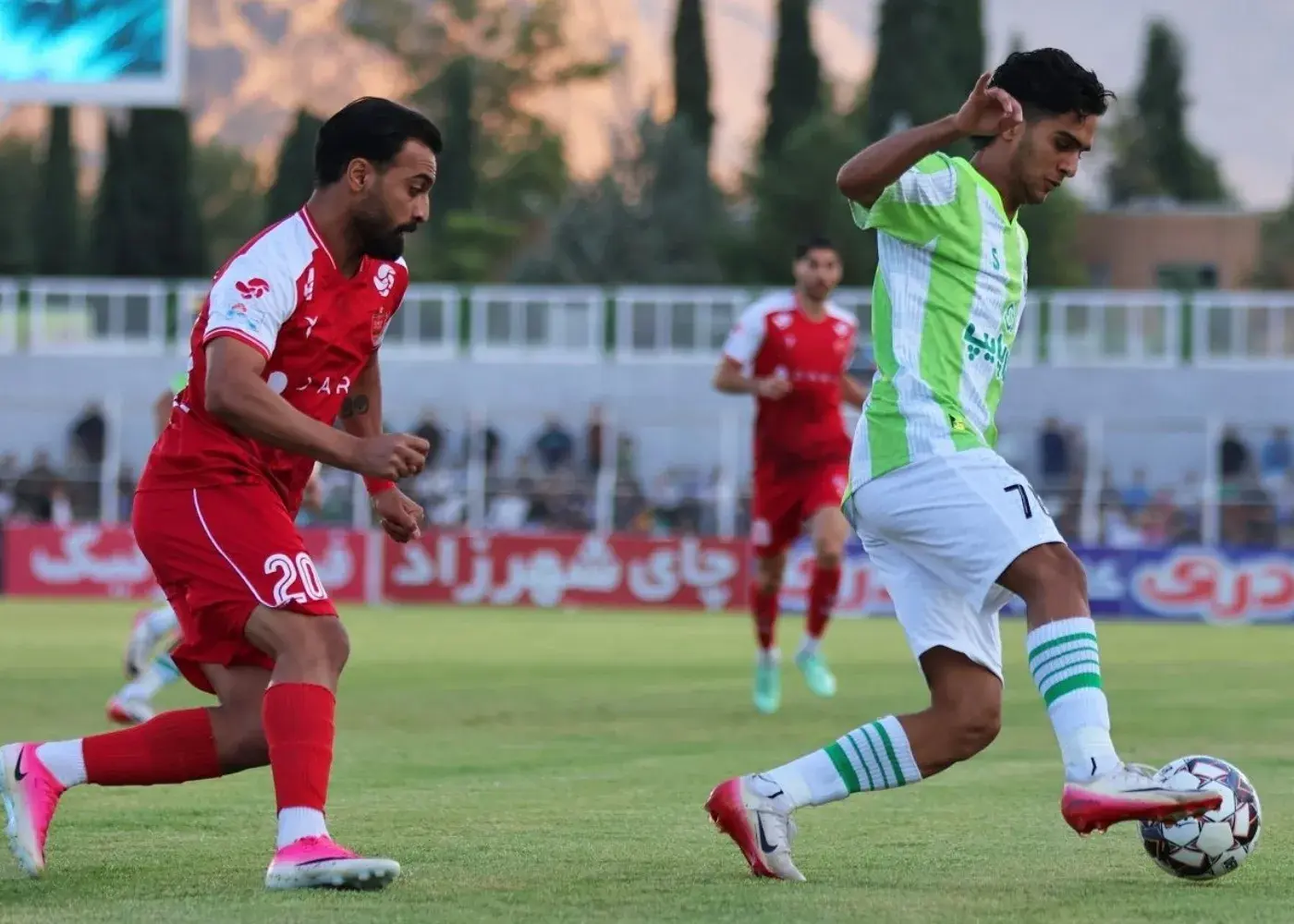 گزارش زنده: خیبر 0 - پرسپولیس 0