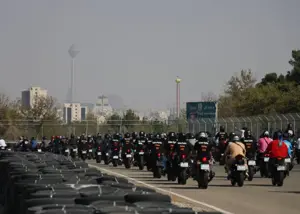 جمعه خاص پیست آزادی، میزبان هزار موتورسوار