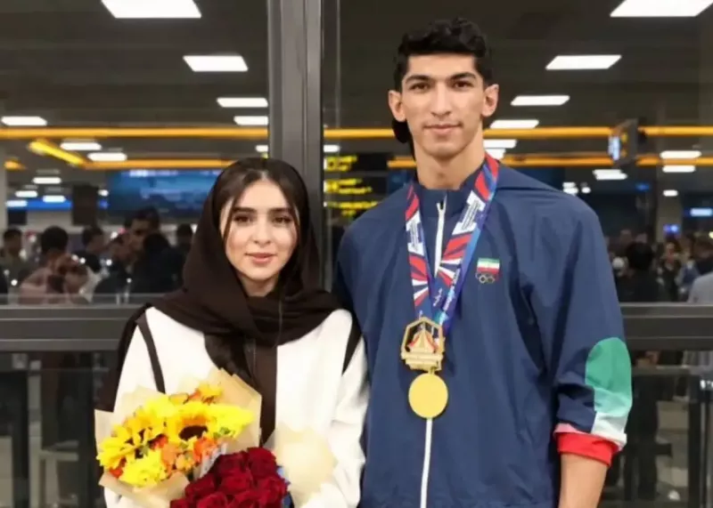 ازدواج برقآسای ستاره ورزش ایران(عکس)