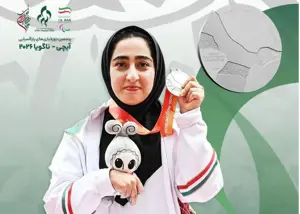 پرستو حبیبی در پرتاب وزنه نقره گرفت