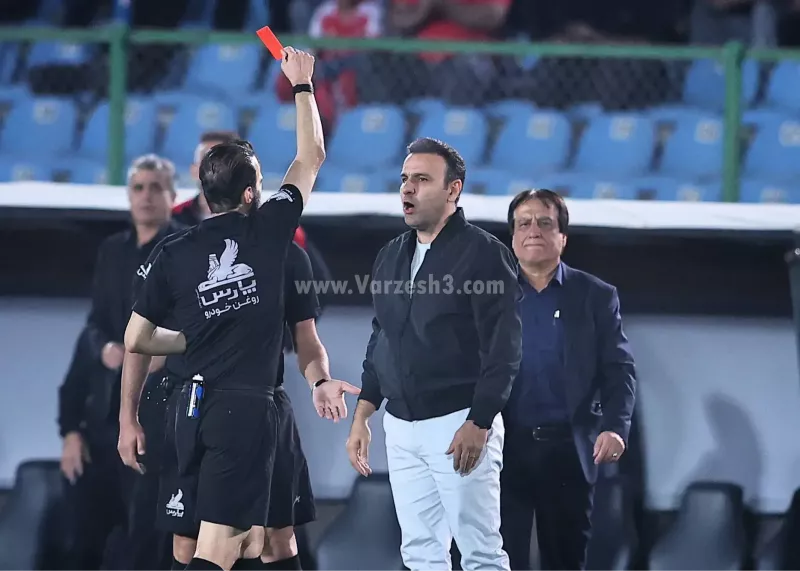 فریم‌هایی از خشم سرشار سرپرست پرسپولیس!