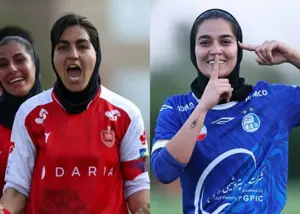 مسابقه تاریخی فوتبال زنان با قضاوت وحید کاظمی!