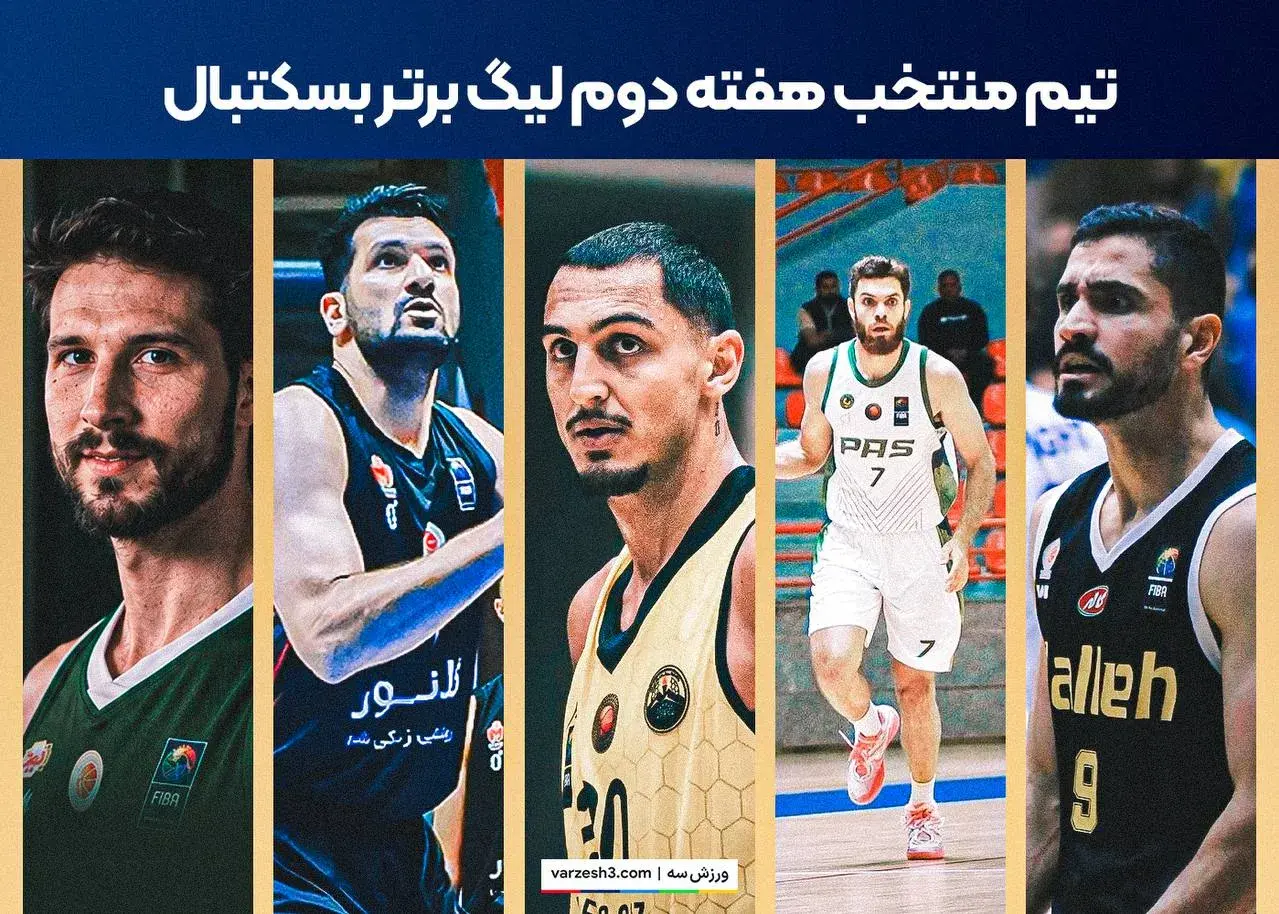 تیم منتخب بسکتبال ایران - هفته دوم (عکس)