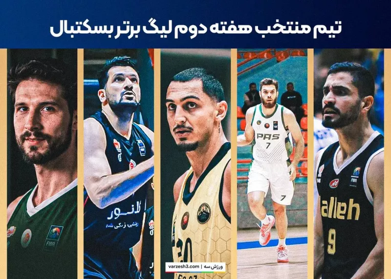 تیم منتخب بسکتبال ایران - هفته دوم (عکس)