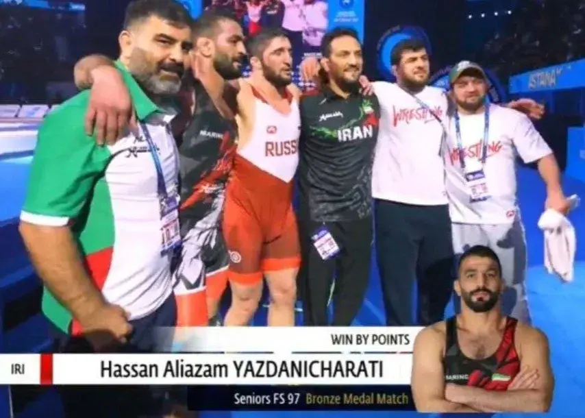 سنگین‌ترین عکس مسابقات کشتی جهان!