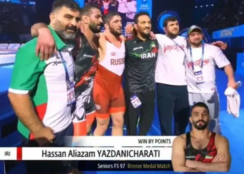 سنگینترین عکس مسابقات کشتی جهان!